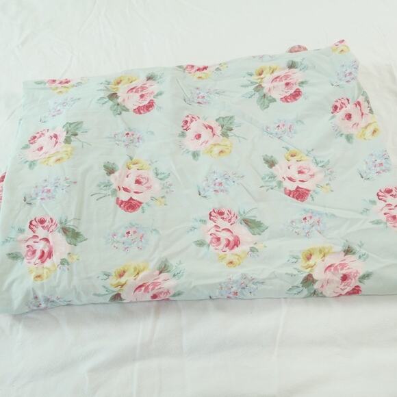 Lauren Ralph Lauren Other - Ralph Lauren Cottage Lane Full Fitted Sheet BAD ELASTIC Cabbage Rose Vintage